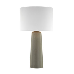 CORRIGAN STUDIO® Sanchi 27'' Gray Table Lamp