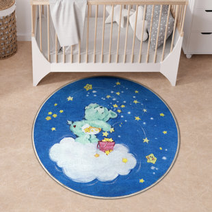 WELL WOVEN Care Bears Wishing On A Star Blue Rug