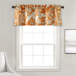 LUSH DECOR Dolores Animal Print Tailored 52'' W Window Valance