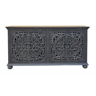 COAST TO COAST ACCENTS Bree Solid Wood TV Stand for TVs up to 60"
