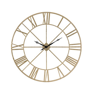 BAYOU BREEZE Amme Metal Wall Clock