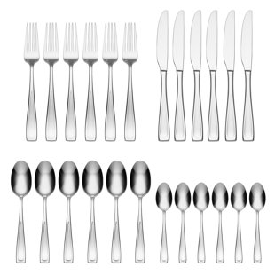 Oneida Moda 24 Piece Stainless Steel Cutlery Set , Service for 6