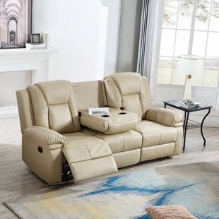 LEGEND FURNITURE 85.4'' Upholstered Reclining Sofa