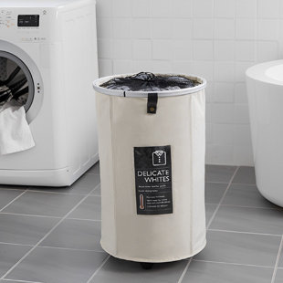 BALEMS Rolling Laundry Hamper with Handles