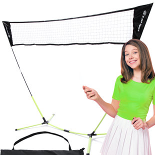 E-JET SPORT Badminton Net Outdoor Game - No Tools Required, Portable (net Only)