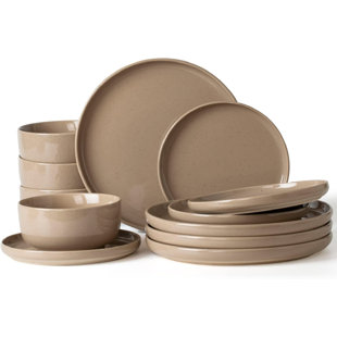 JOSS & MAIN Daytona 12 Piece Stoneware Dinnerware Set - Service for 4