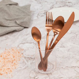 Villa D'Este Home 24 Piece Stainless Steel Cutlery Set , Service for 6