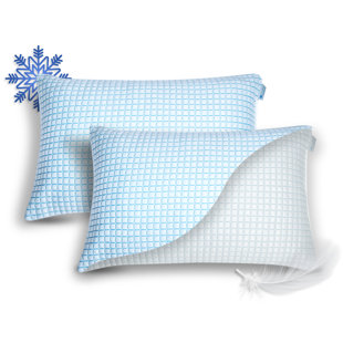 SLEEPAVO Soft Cooling Pillow Case - Queen Size 2 Pack (Set of 2)