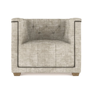 TANDEM ARBOR Hudson Tufted Tuxedo Chair