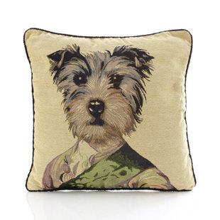WINSTON PORTER Ghia Square Scatter Cushion With Filling