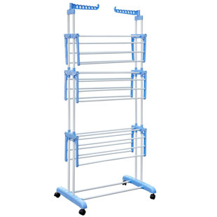 REBRILLIANT Metal Foldable Accordion Drying Rack