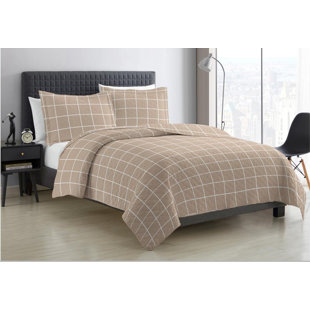 SPIRIT LINEN Stitched Quilt Set Quilt Set
