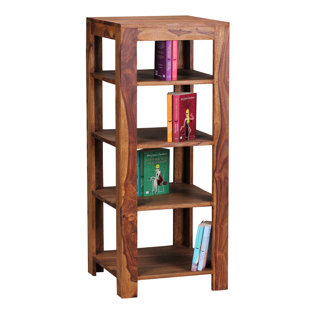 ALPEN HOME 105cm H x 44cm W Solid Wood Etagere Bookcase