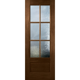 KNOCKETY 36'' x 96'' Glass Wood Front Entry Doors