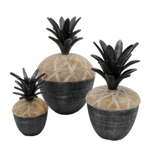 BENJARA Wood Jar