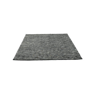 WILLISTON FORGE Harnish Handwoven Wool Black/Beige Rug