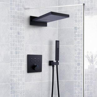 TAPLONG Thermostatic Complete Shower System with Rough-in Valve