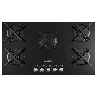 Artesano Iron Works 30" Black Natural Gas 5 Burner Cooktop