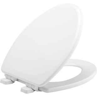 MAYFAIR BY BEMIS Lannon Elongated Slow Close Toilet Seat and Lid