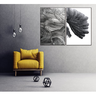 WHITELINE IMPORTS Framed On Canvas 2 Pieces Painting