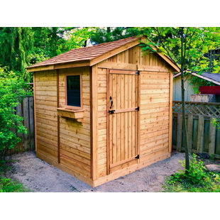 OUTDOOR LIVING TODAY 8 ft. W x 8ft. D Gardener Cedar Wood Storage Shed