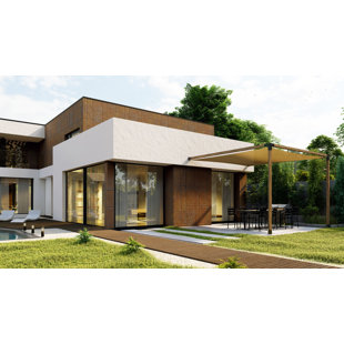 BJORN WOODWORKS 12 Ft. W x 12 Ft. D Steel Pergola