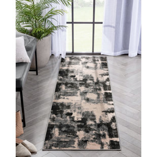 Well Woven Barclay Kalia Modern Abstract Gray Black Area Rug