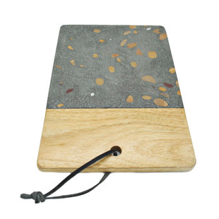 Alchemade Mango Wood & Terrazzo 14.5" Cutting Board