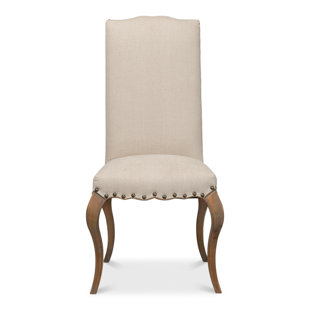 SARREID LTD Thorne Linen Upholstered Parsons Chair