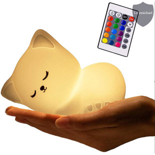 MENGGUTONG Cute Cat LED Night Light