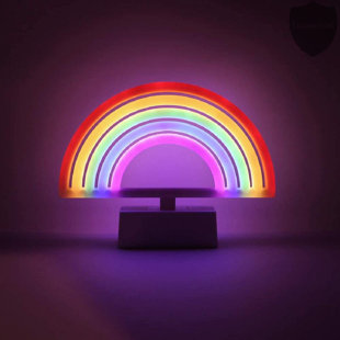 MENGGUTONG LED Neon Rainbow Night Light