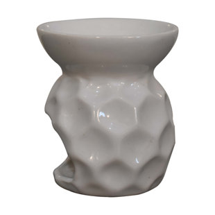 GLOBAL VISION DIRECT Taya White Oil Burner Set (Fragrances - Jasmine, Cinammon & Citonella)
