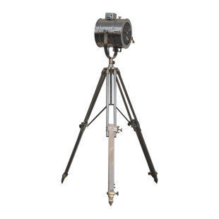 GLOBAL VISION DIRECT 96cm Chrome Tripod Floor Lamp