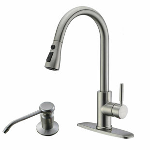 Senlesen Pull Out Kitchen Faucet with Soap Dispenser