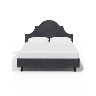 RED FROM SCALAMANDRÉ Red from Scalamandre Crafted by Cloth & Company Geneva Platform Bed in Solids