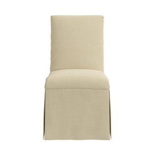 RED FROM SCALAMANDRÉ Red from Scalamandre Crafted by Cloth & Company Claremont Dining Chair in Solids