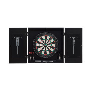 American Heritage Vienna Dartboard Cabinet Set