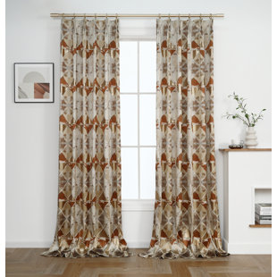 VISIONARY HOME Polyester Room Darkening Curtain Pair (Set of 2)