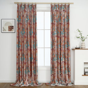 VISIONARY HOME Polyester Room Darkening Curtain Pair