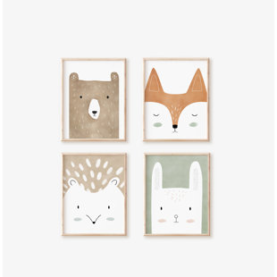 NEMO AND HER Woodland Art Print Set - Unframed Prints