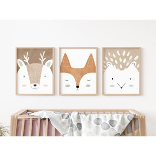 NEMO AND HER Woodland Art Print Set - Unframed Prints