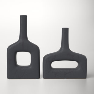 ALLMODERN Stoneware Table Vase