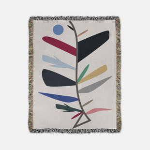 KARBON MARKET Wild Leaf Throw