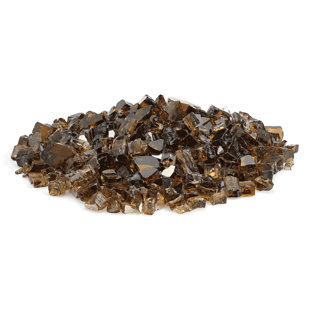 AMS FIREPLACE 10 Lb. Reflective Fire Glass