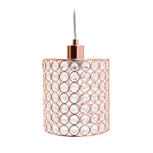 WILLA ARLO™ INTERIORS Burlin 1 - Light Rose Gold Single Pendant