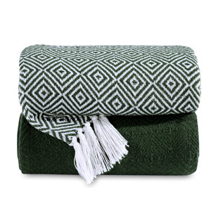 COZYHOMESCOLLECTION Handmade Throw Blanket (Set of 2)