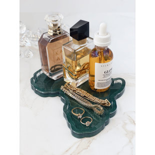RAIN SKY HOME DECOR Emerald Africa Engraved Tray
