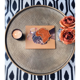RAIN SKY HOME DECOR Autumn Apricot Africa (Set of 2)