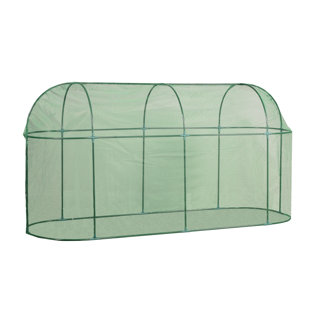 AOODOR Crop Cage 10' x 3.3' x 5' Plant Protection Tent, Fruit Cage Netting Cover