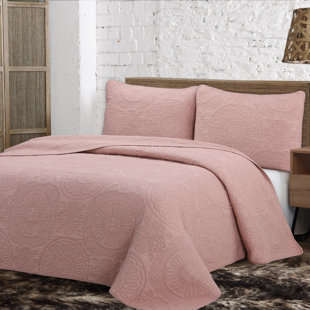 AMERICAN HOME FASHION Estate Traditional Cotton Floral Quilt Set